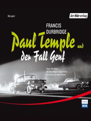 cover image of Paul Temple und der Fall Genf
